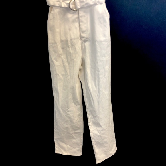 NWT TIGER MIST Phillipa Denim White Jumpsuit #XX9 - Picture 4 of 8
